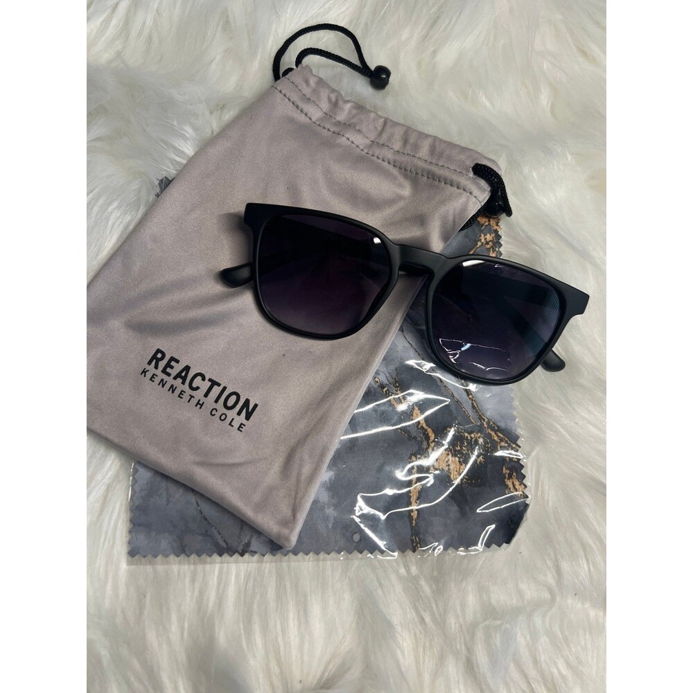 Kenneth Cole Reaction matte black golf sunglasses. Brand new